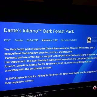 Dante's Inferno + Dark Forest Pack - PS3