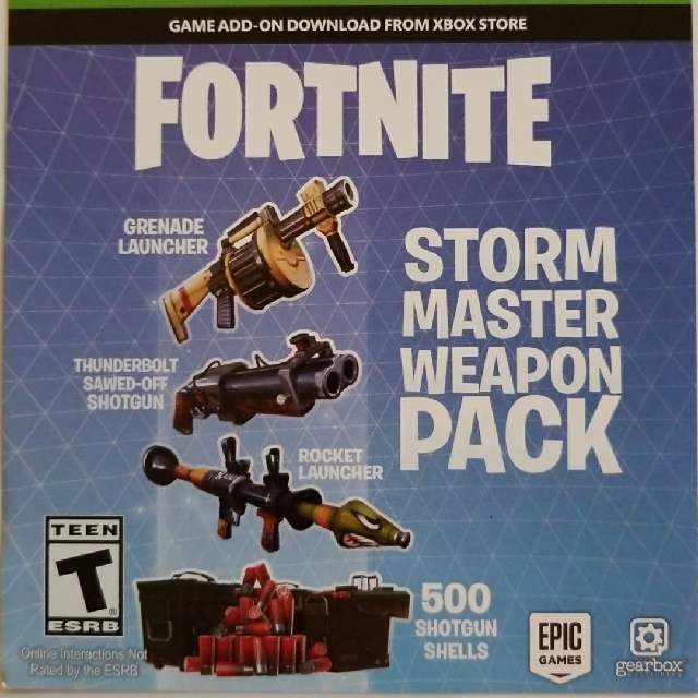 Fortnite Deluxe Edition And Storm Master Pack - XBox One Games - Gameflip