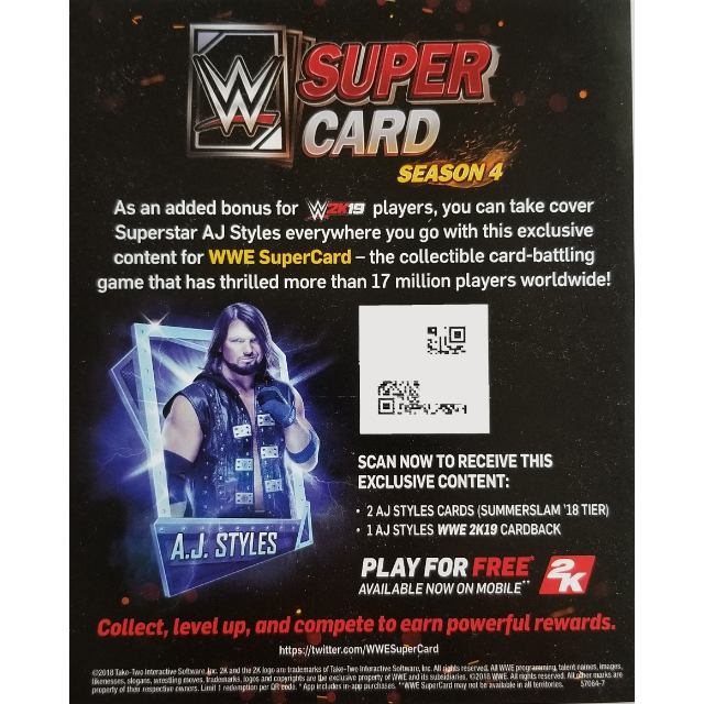 wwe supercard qr code - wwe fortnite code