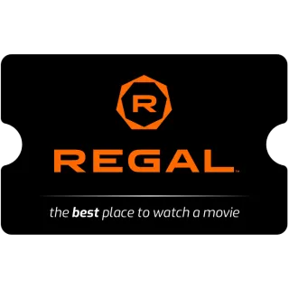 $20.00 USD Regal eGift Card Instant Delivery