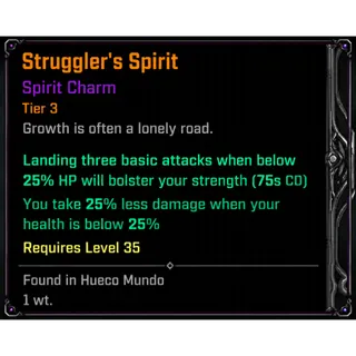 Struggler Spirit | SPIRIT CHARM - VV: ULTIMATUM| ROBLOX