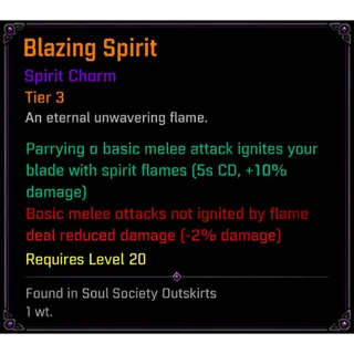 Blazing spirit | SPIRIT CHARM - VV: ULTIMATUM| ROBLOX