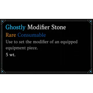 5x Ghostly Modifier Stone | CONSUMABLE - VV: ULTIMATUM| ROBLOX