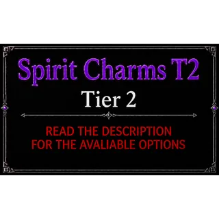TIER 2 SPIRIT CHARM's OF YOUR CHOICE | READ DESCRIPTION FOR THE OPTIONS - VV: ULTIMATUM| ROBLOX