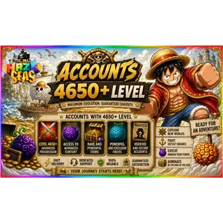 Account LVL 4650+ Third Sea Acess | Haze seas Auto Delivery