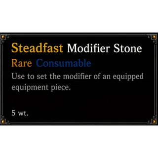 5x Steadfast Modifier Stone | CONSUMABLE - VV: ULTIMATUM| ROBLOX