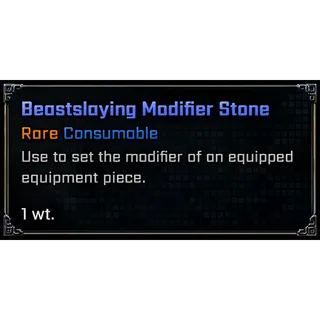 Beastslaying Modifier Stone | CONSUMABLE - VV: ULTIMATUM| ROBLOX