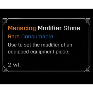 (MENACING) Modifier Stone| RARE Consumable- VV: ULTIMATUM| ROBLOX
