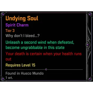 Undying Soul | SPIRIT CHARM - VV: ULTIMATUM| ROBLOX