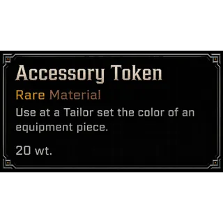 5x Acessory Token | CONSUMABLE - VV: ULTIMATUM| ROBLOX