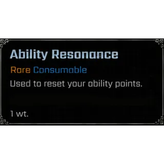 Ability Resonance | CONSUMABLE - VV: ULTIMATUM | ROBLOX