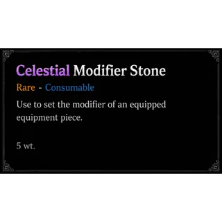 CELESTIAL Modifier Stone | CONSUMABLE - VV: ULTIMATUM| ROBLOX