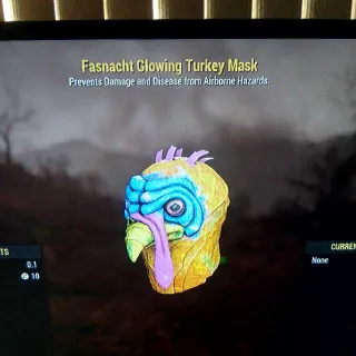 Glowing Turkey Mask