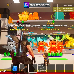 kick a lucky rot fortnit
