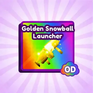 Golden Snowball Launcher