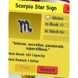 scorpio star sign | bee swarm simulator
