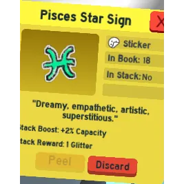 pisces star sign | bee swarm simulator