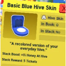 basic blue hive skin | bee swarm simulator