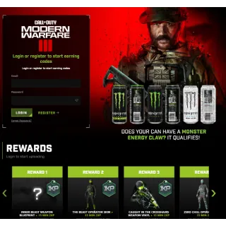 CALL OF DUTY BLACK OPS 6 EXCLUSIVE MONSTER ENERGY BUNDLE