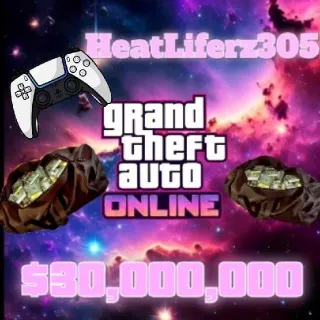 GTA V MONEY PS5 $30,000,000