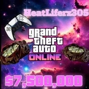 GTA V MONEY PS5 $7,500,000