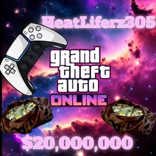 GTA  V MONEY PS5 $20,000,000