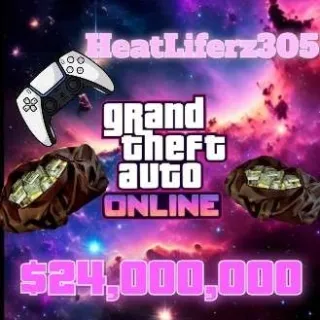 GTA V MONEY PS5 $24,000,000