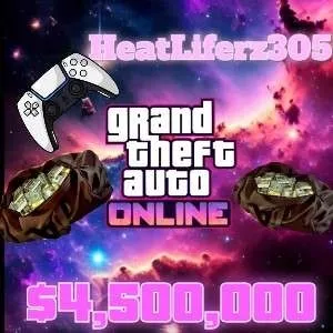 GTA V MONEY PS5 $4,500,000