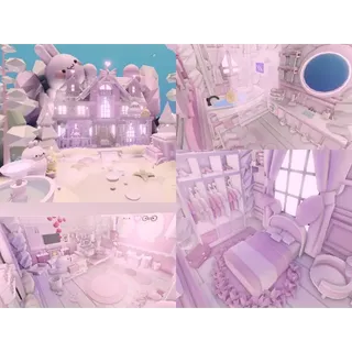 Huge Pink Mansion Glitch Build