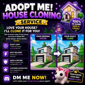 Adotp Me House Cloning