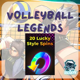 Volleyball Legends - 20X style spins
