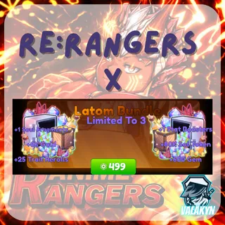 anime Rangers X ( Re:Rangers X ) 1 Latom Bundle (499R)