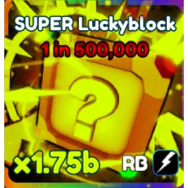 (1.75B Clicks) RB ELETRIC SUPER LUCKYBLOCK | TAP SIMULATOR