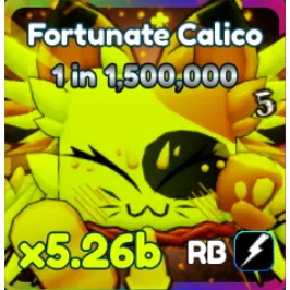(5.26B Clicks) RB ELETRIC FURTUNATE CALICO | TAP SIMULATOR