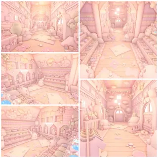 Soft Pastel Bunny Grinding House Build