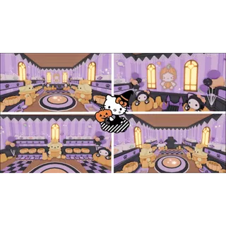 Cute Sanrio Halloween Grinding House build