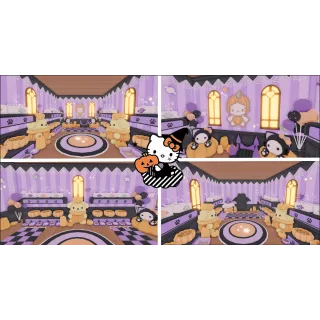 Cute Sanrio Halloween Grinding House build