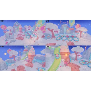 Snowy Island Christmas Glitch Build