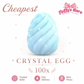 100x Crystal eggs - cheapest