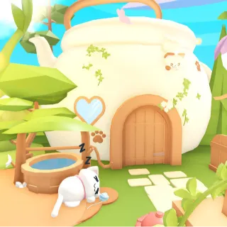 Cute cat themed house