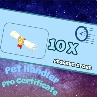 [Adopt me!] 10x Pet Handler Pro Certific