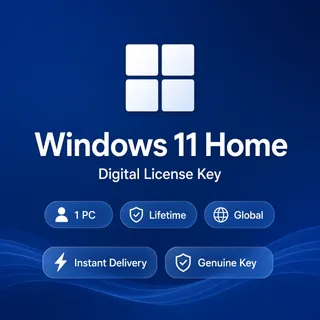 Windows 11 Home — Lifetime Digital Key — 1 PC — Global