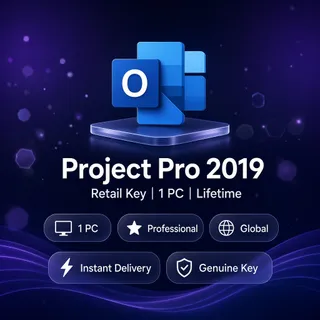 Project Pro 2019 — Lifetime Retail Key — 1 PC — Global