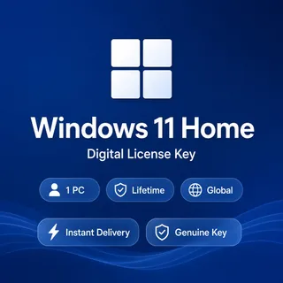 Windows 11 Home — Lifetime Digital Key — 1 PC — Global