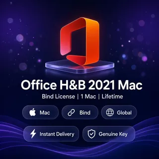 Office H&B 2021 Mac — Lifetime Bind License — 1 Mac — Global