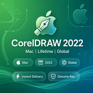 CorelDRAW Graphics Suite 2022 — Lifetime Key — Mac — Global