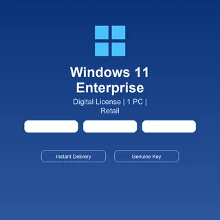 Windows 11 Enterprise — Lifetime Digital License — 1 PC — Global