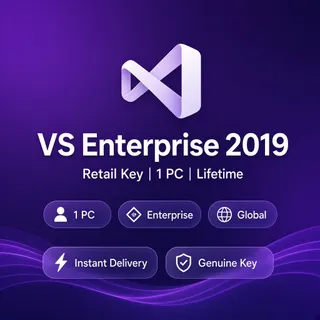 Visual Studio Enterprise 2019 — Lifetime Retail Key — 1 PC — Global