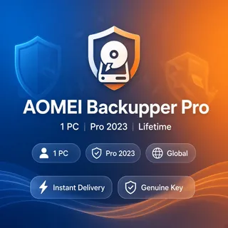 AOMEI Backupper Professional 2023 — Lifetime Key — 1 PC — Global