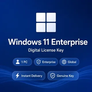 Windows 11 Enterprise — Lifetime Digital License — 1 PC — Global